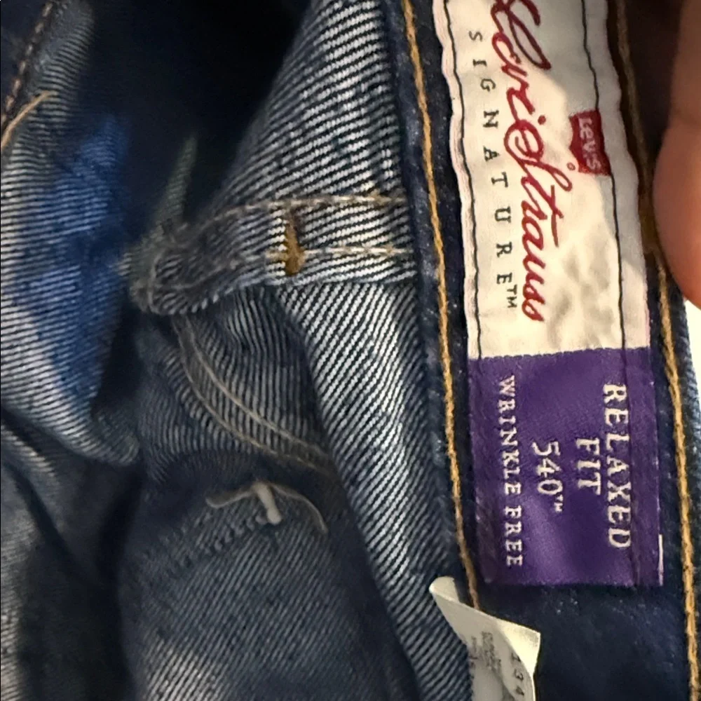Men's Straight Fit Jeans - Deep Blue